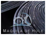 hule tramado textil MAQUILA DE HULE